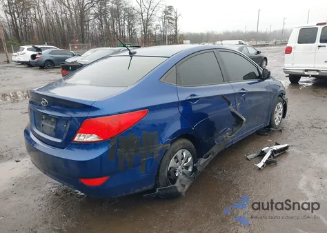 2015 Hyundai Accent Gls z USA, uszkodzony, nr VIN KMHCT4AE4FU793600